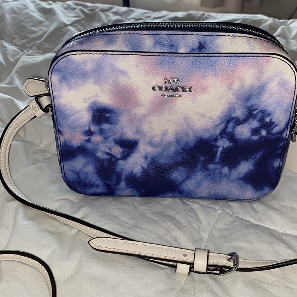 Coach Mini Camera Bag With Tie Dye Print